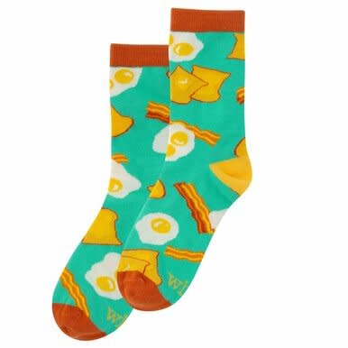 available at m. lynne designs Breakfast Socks