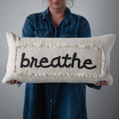 available at m. lynne designs Breathe Pillow