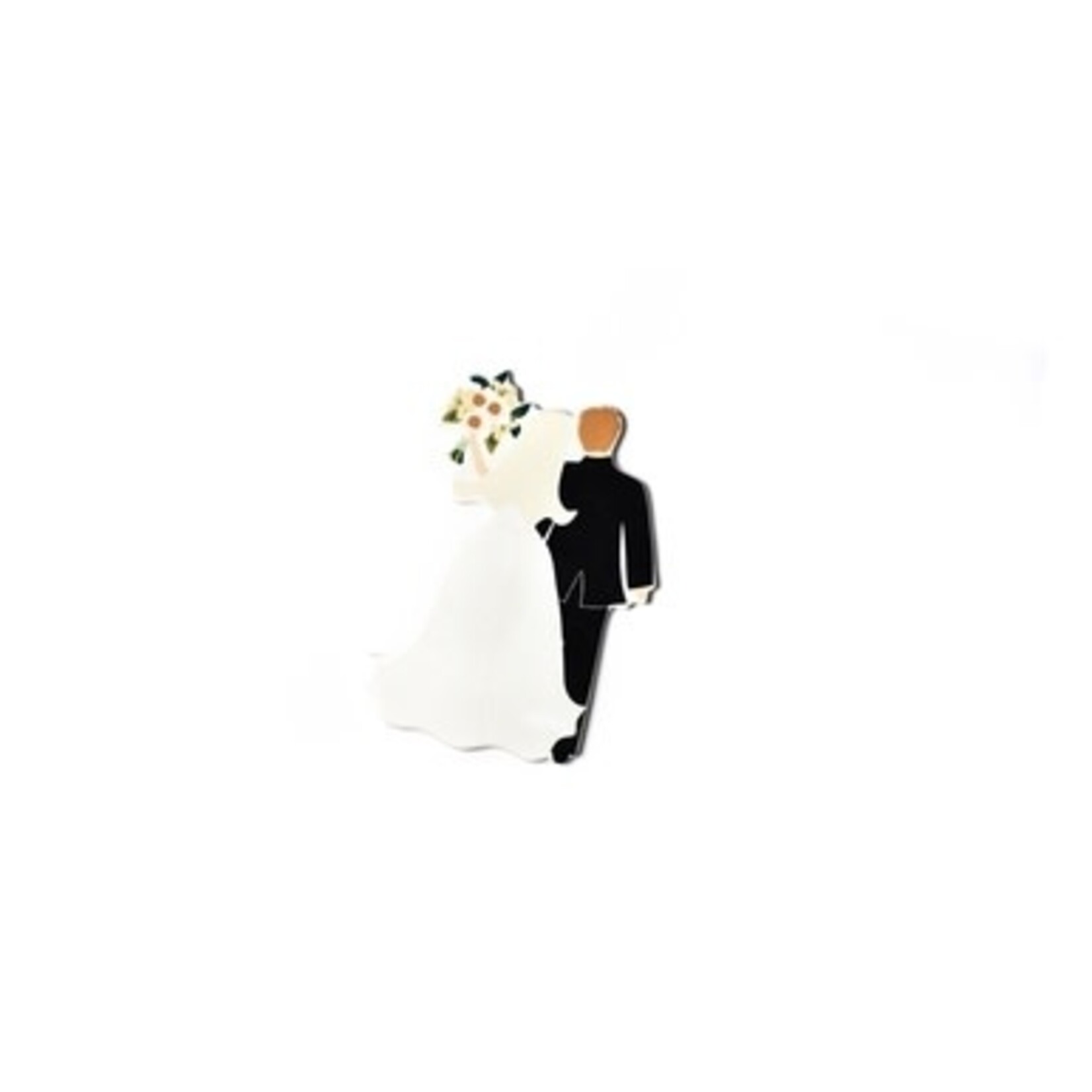happy everything bride and groom mini attachment
