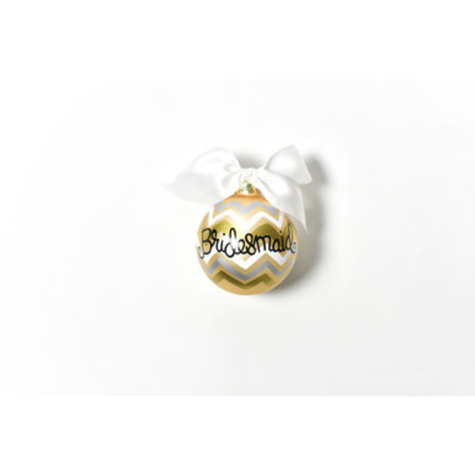 coton colors bridesmaids metallic bargello glass ornament