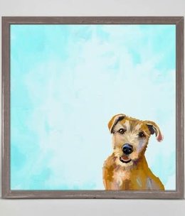 available at m. lynne designs brown dog framed canvas
