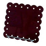 m. lynne designs brown enamel board