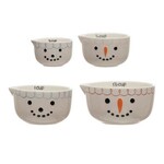 m. lynne designs snowman measuring cups