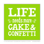 m. lynne designs cake beverage napkin