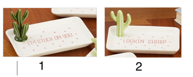 available at m. lynne designs Cactus Trinket Tray
