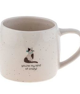 available at m. lynne designs Cat Crazy Mug