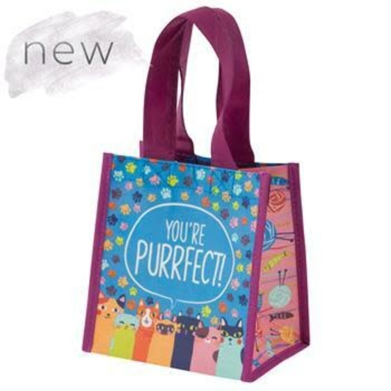 m. lynne designs cat small gift bag