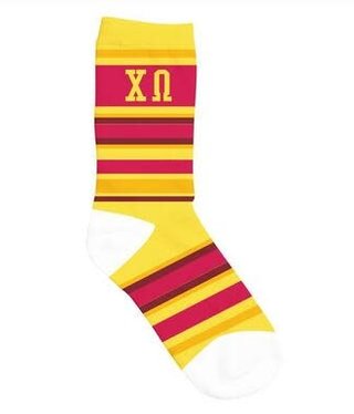 available at m. lynne designs chi omega Crew Socks