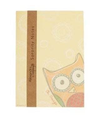 available at m. lynne designs Chi Omega Mascot Notepad