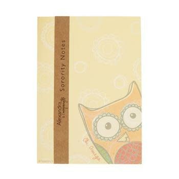 available at m. lynne designs Chi Omega Mascot Notepad