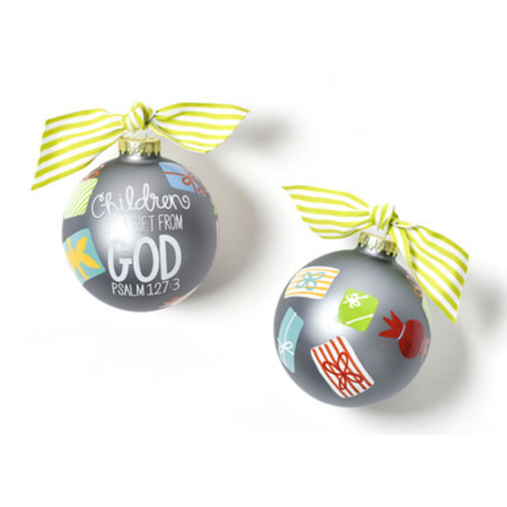 coton colors children are a gift from God glass ornament