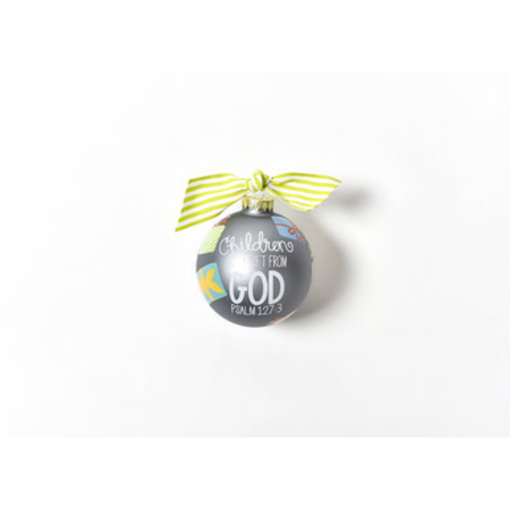 coton colors children are a gift from God glass ornament
