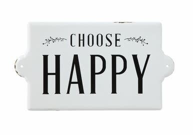available at m. lynne designs Choose Happy Wall Sign