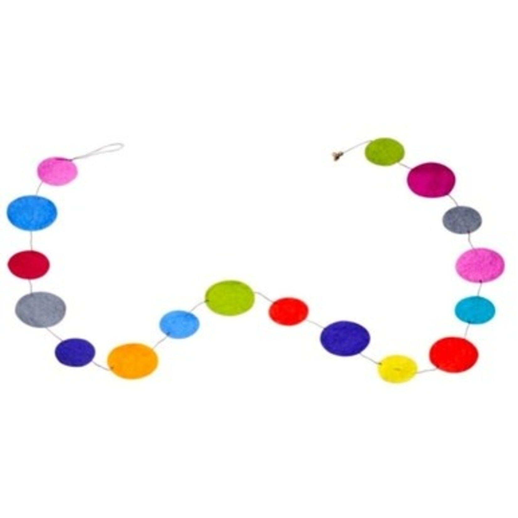 m. lynne designs circles felt garland