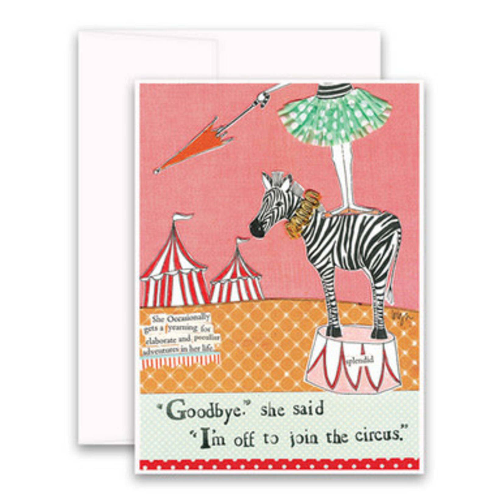 curly girl circus adventure card