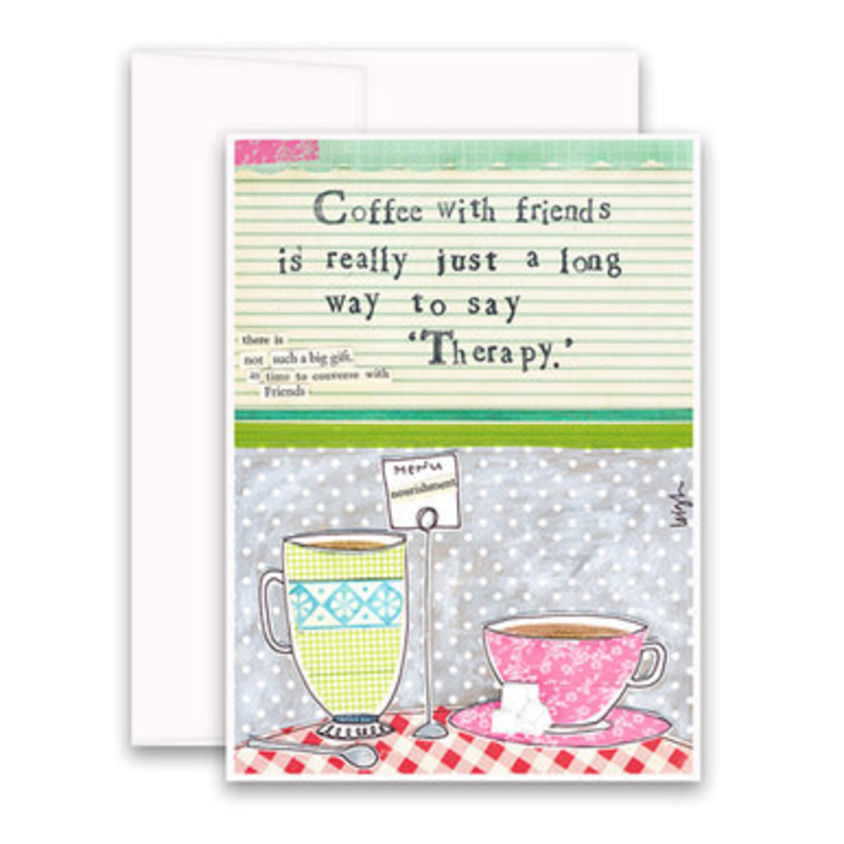 curly girl coffee card