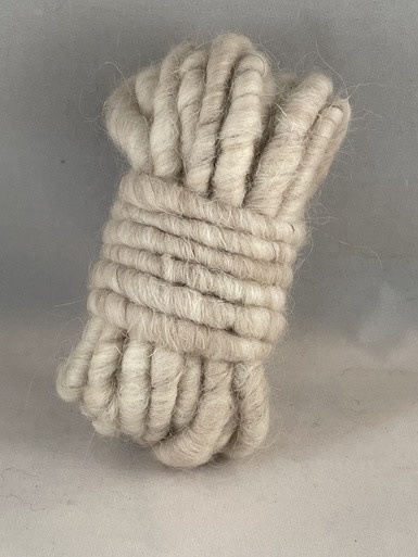 available at m. lynne designs Cording Wool, Ivory