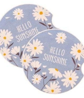 available at m. lynne designs Daisy Car Coaster
