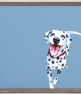 available at m. lynne designs Dalmation Framed Canvas