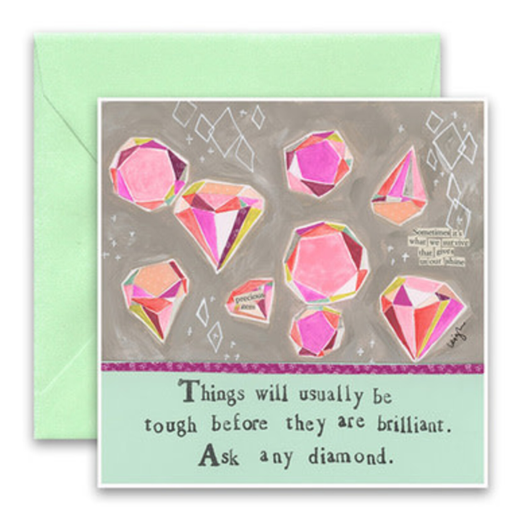 curly girl diamond card