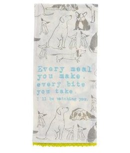 available at m. lynne designs Dog Flour Sack Tea Towel