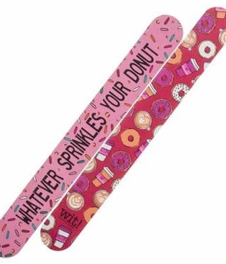 available at m. lynne designs Donut Emery Board
