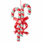 m. lynne designs double candy cane ornament