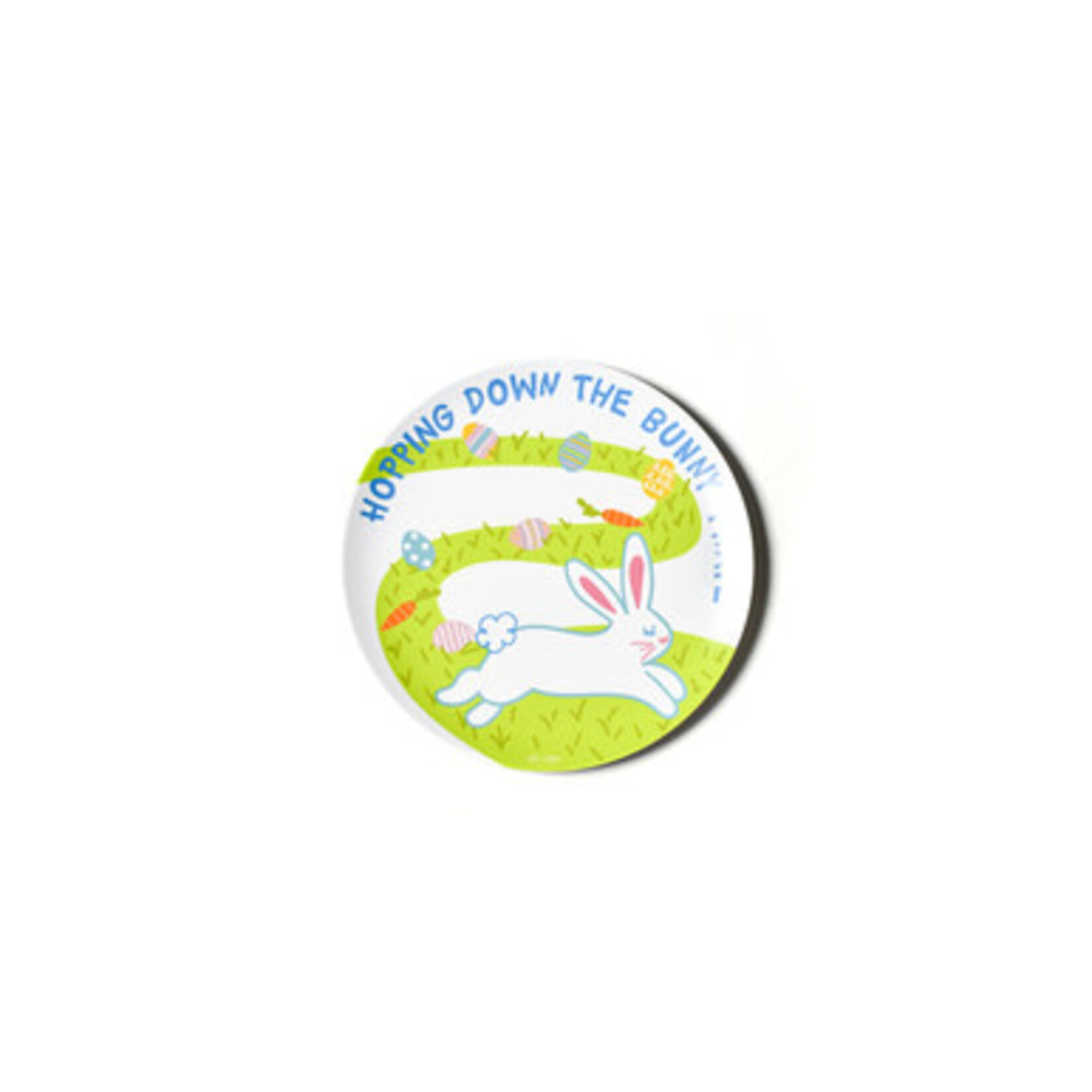 coton colors easter bunny trail melamine plate
