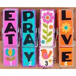 natural life eat pray love magnet clip