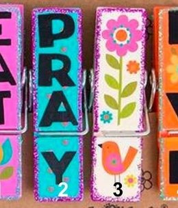 natural life Eat Pray Love Magnet Clip