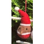 m. lynne designs elf felt ornament