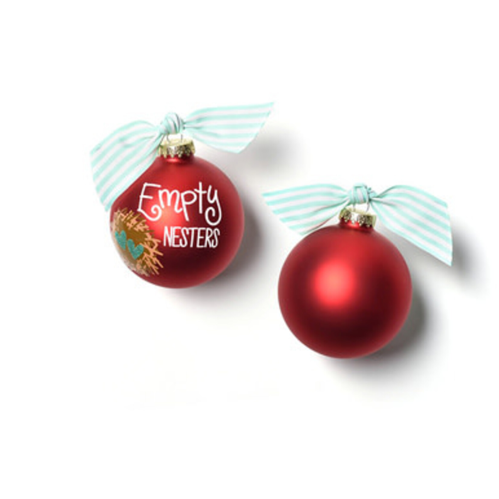 coton colors empty nesters glass ornament