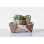 m. lynne designs faux succulent in paper pot