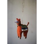 m. lynne designs felt alpaca ornament