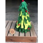 m. lynne designs felt christmas tree with red ornament
