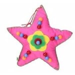 m. lynne designs felt pink star ornament