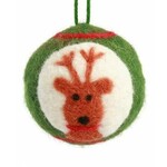 m. lynne designs rudy felt ornament