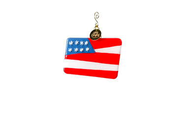happy everything Flag Shaped Ornament