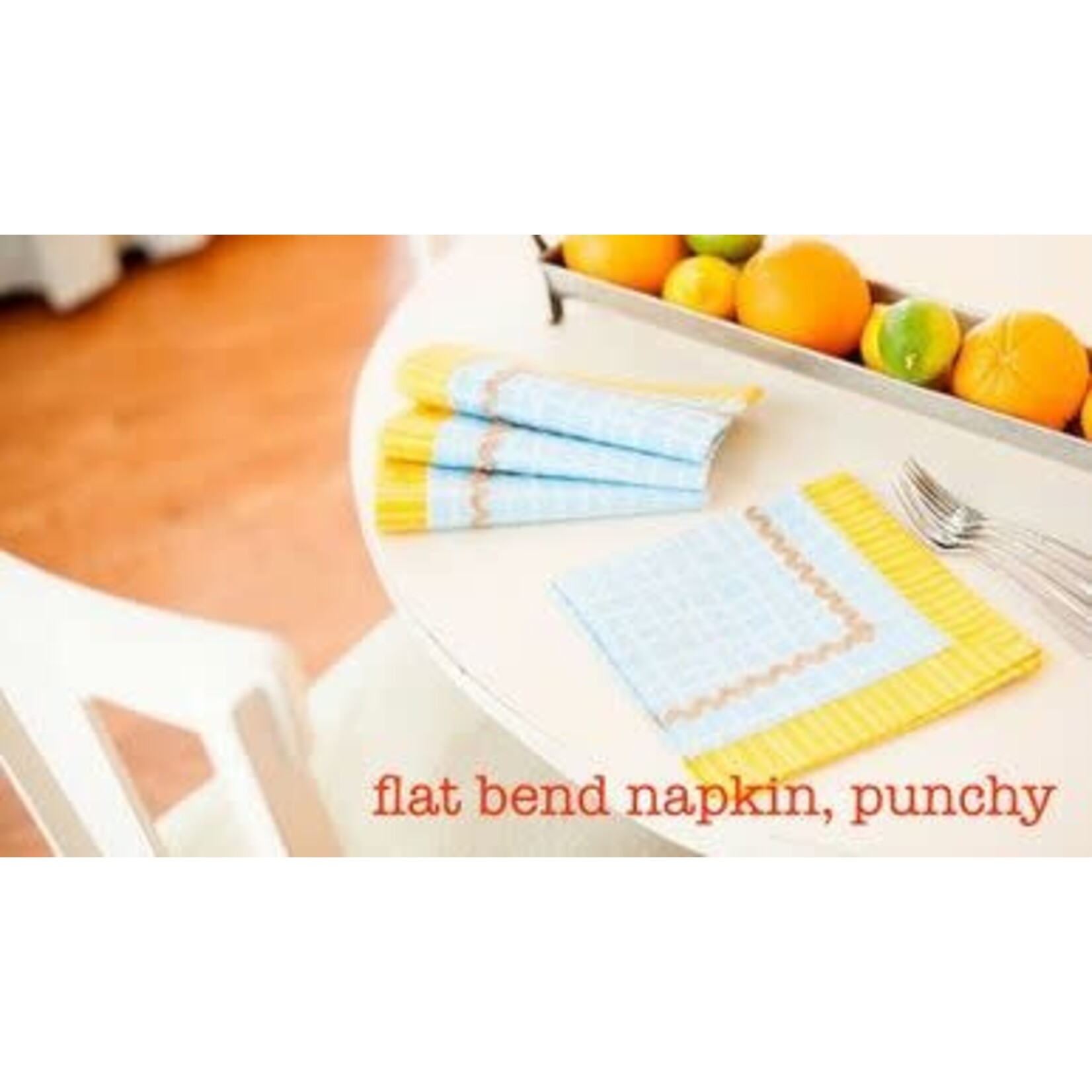 coton colors flat bend punchy napkin