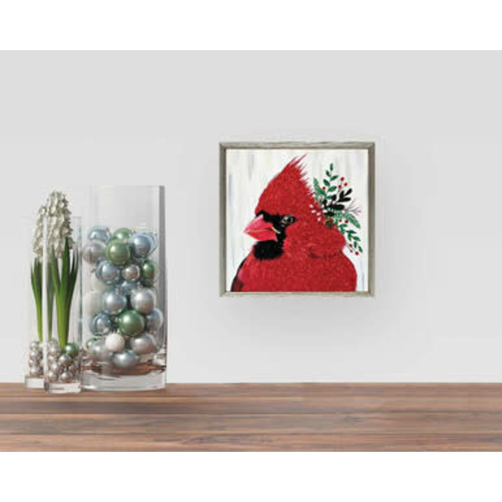 m. lynne designs flora & fauna framed canvas