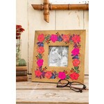 natural life folk flowers picture frame