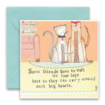 curly girl four legs card