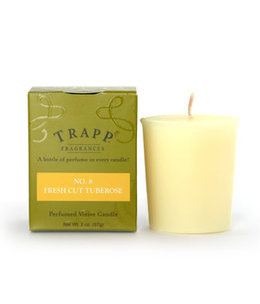 fresh cut tuberose votive candle