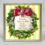 m. lynne designs friends who are dear framed canvas