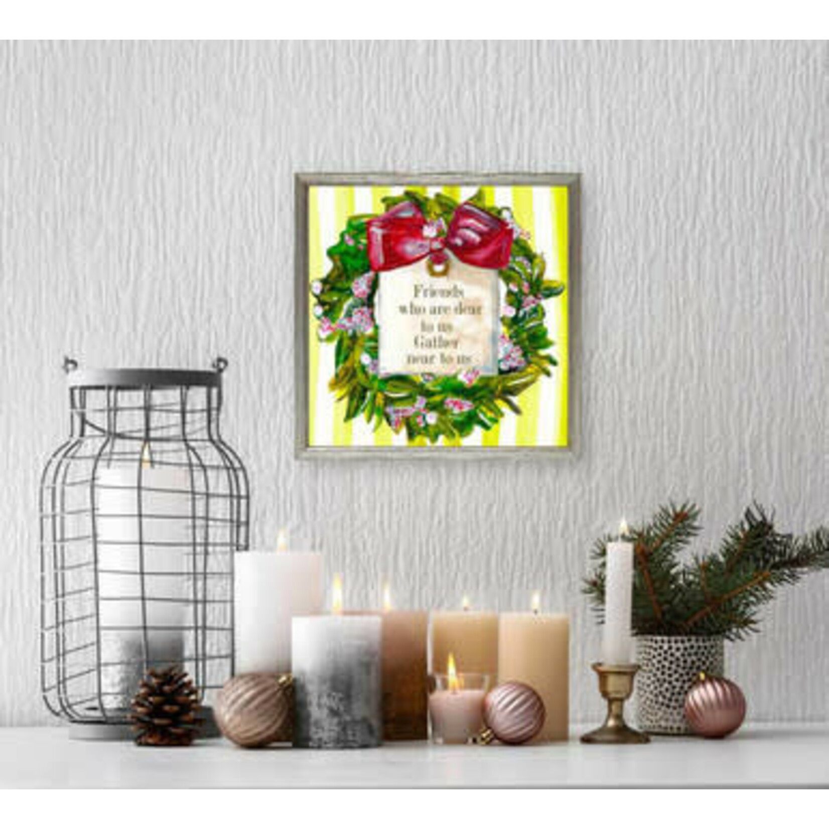 m. lynne designs friends who are dear framed canvas