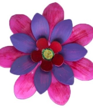 available at m. lynne designs Fushia, Red, Purple Pretty Posy Magnetic Flower