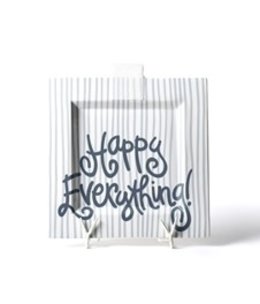 happy everything Stone Stripe Happy Everything Big Square Platter