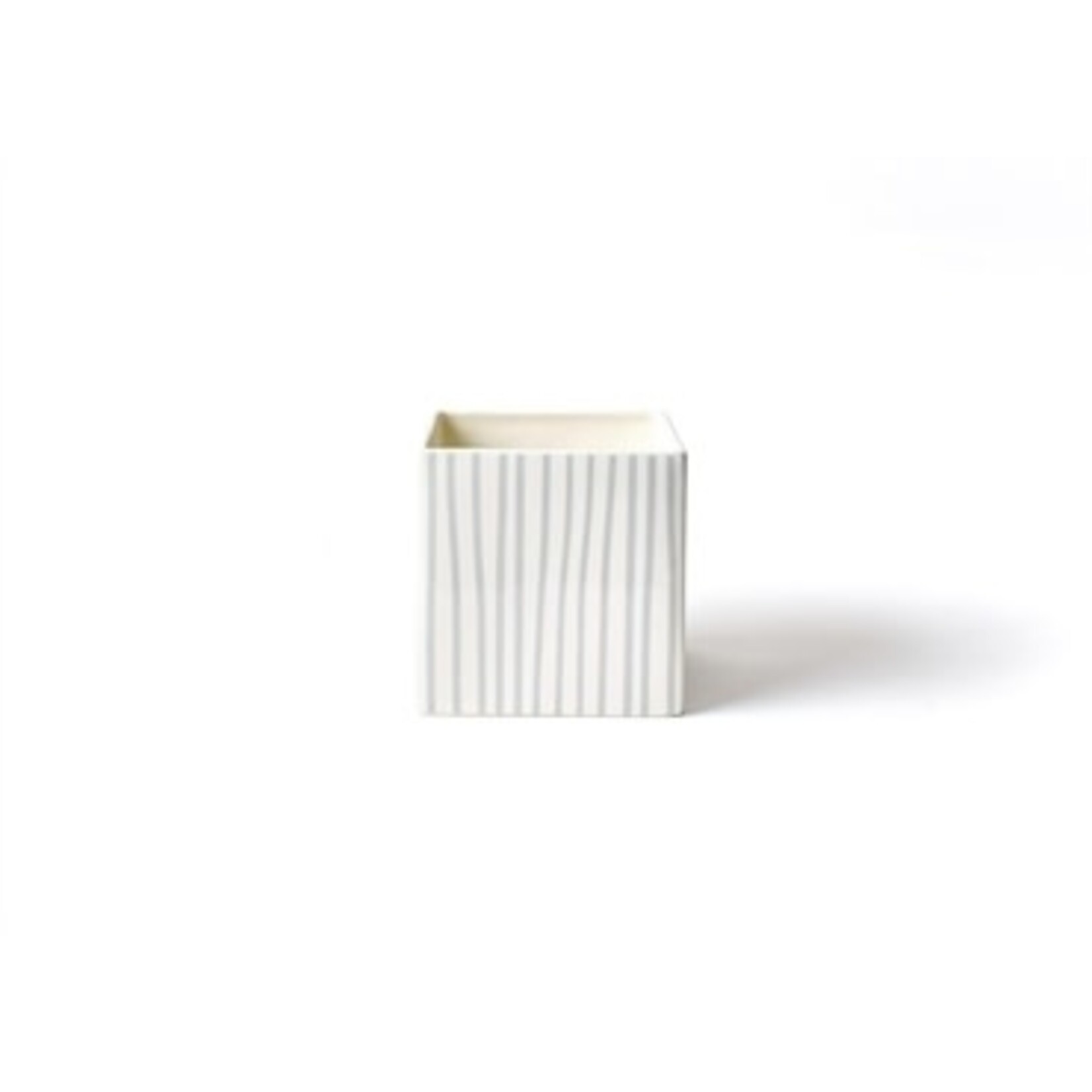 happy everything stone stripe medium mini nesting cube