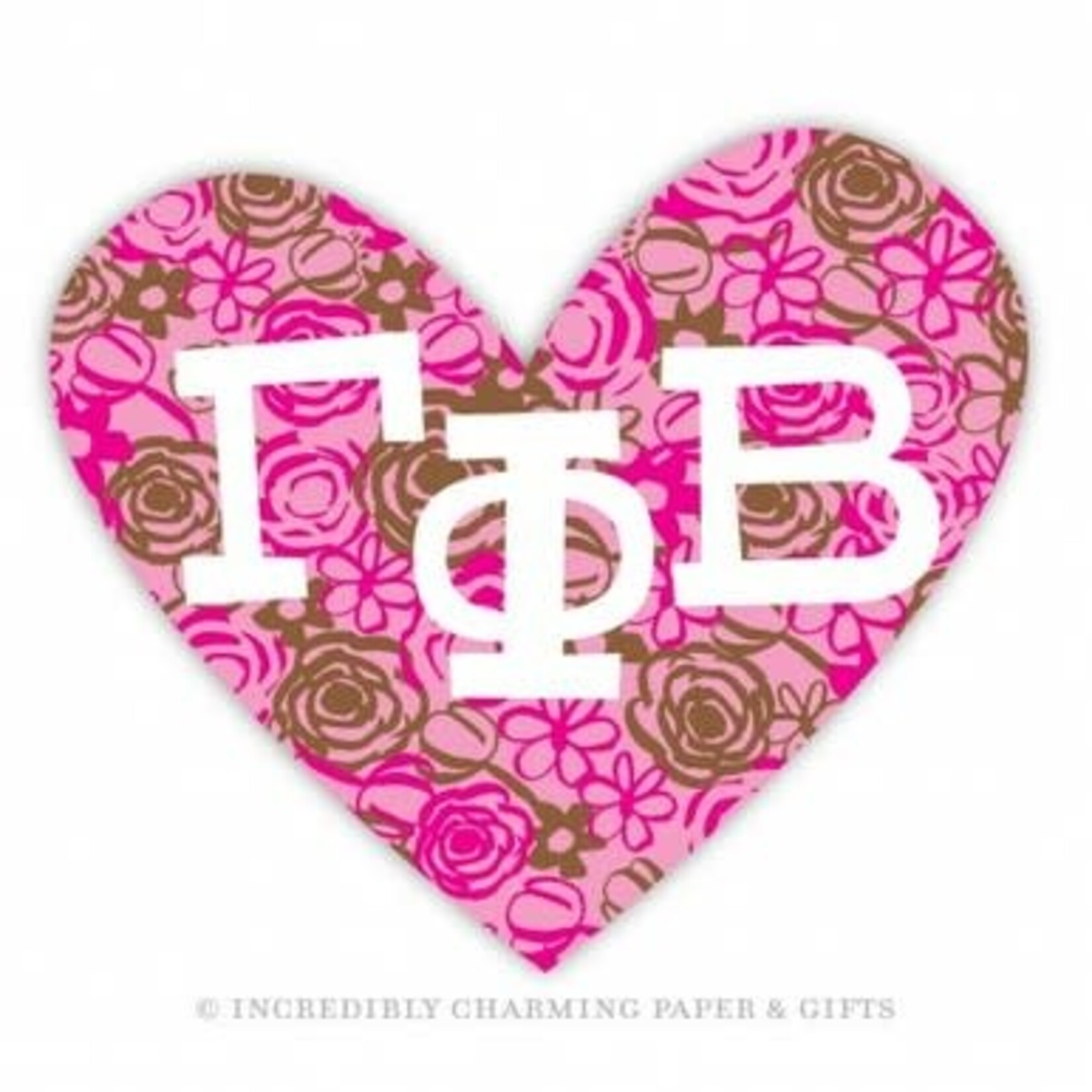 m. lynne designs gamma phi beta heart sign