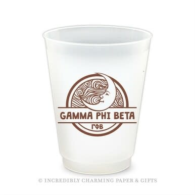 available at m. lynne designs Gamma Phi Beta Icon Frost Flex Cup